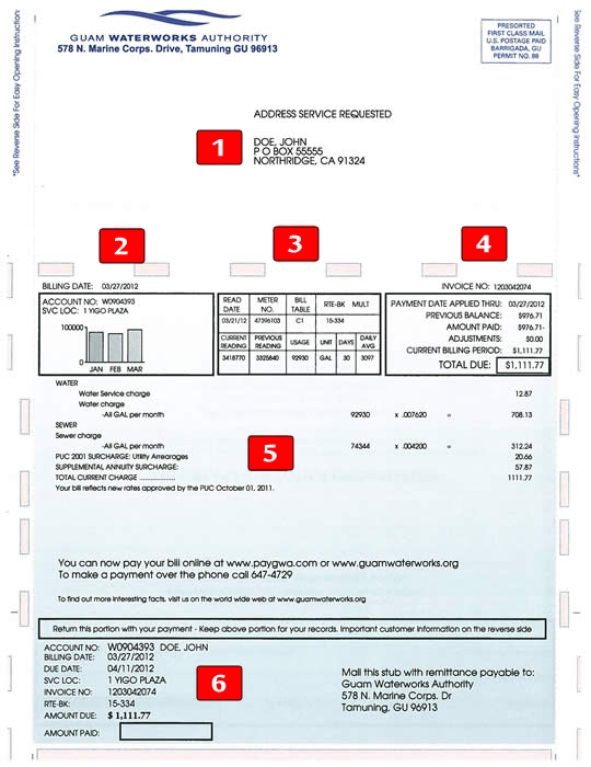water authority bill